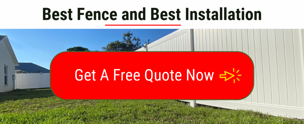 Best vinyl fence and professional installation.